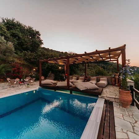 Elysian Luxury Villa Pelion Tsagarada Bagian luar foto