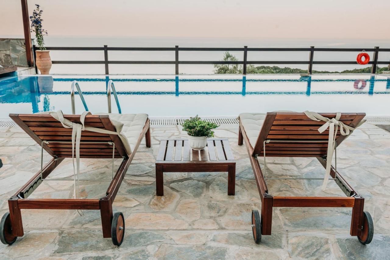 Elysian Luxury Villa Pelion Tsagarada Bagian luar foto