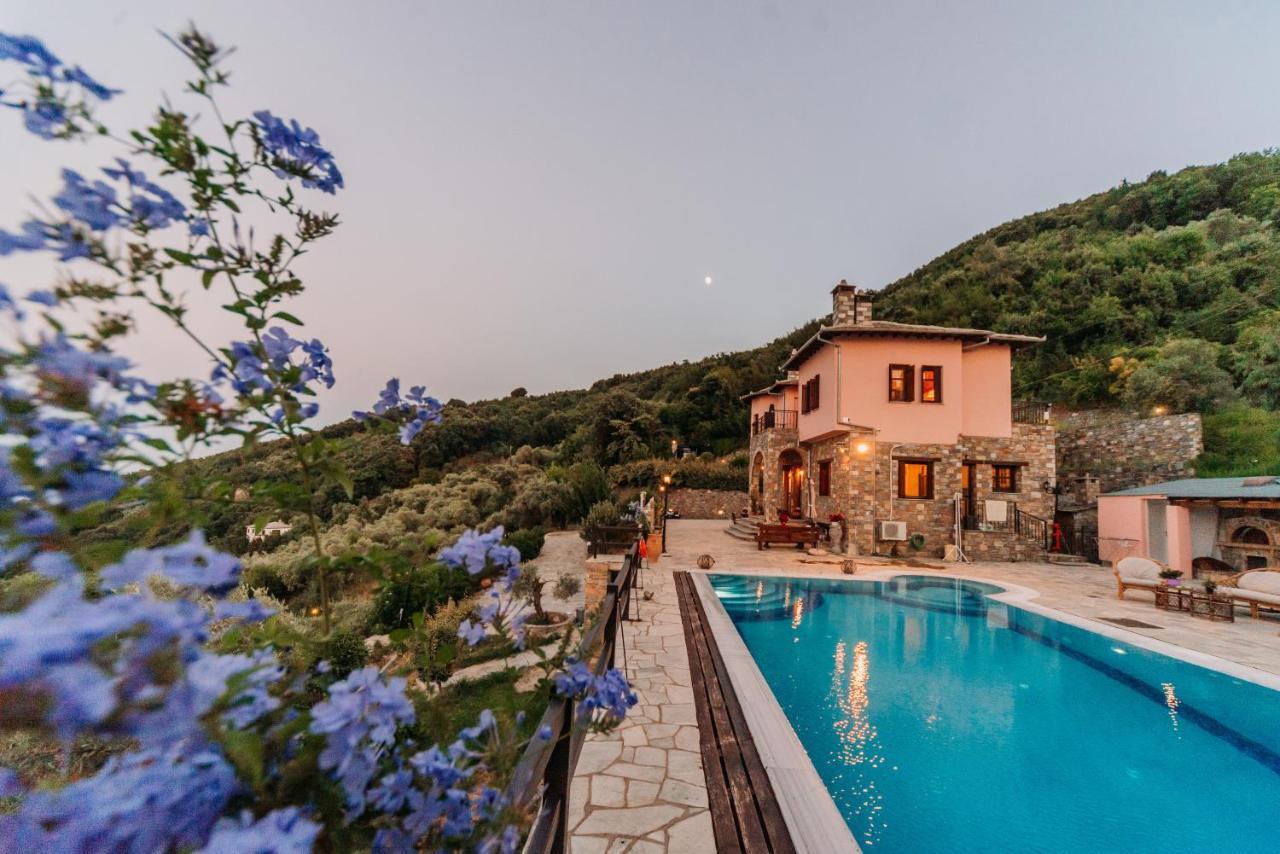 Elysian Luxury Villa Pelion Tsagarada Bagian luar foto