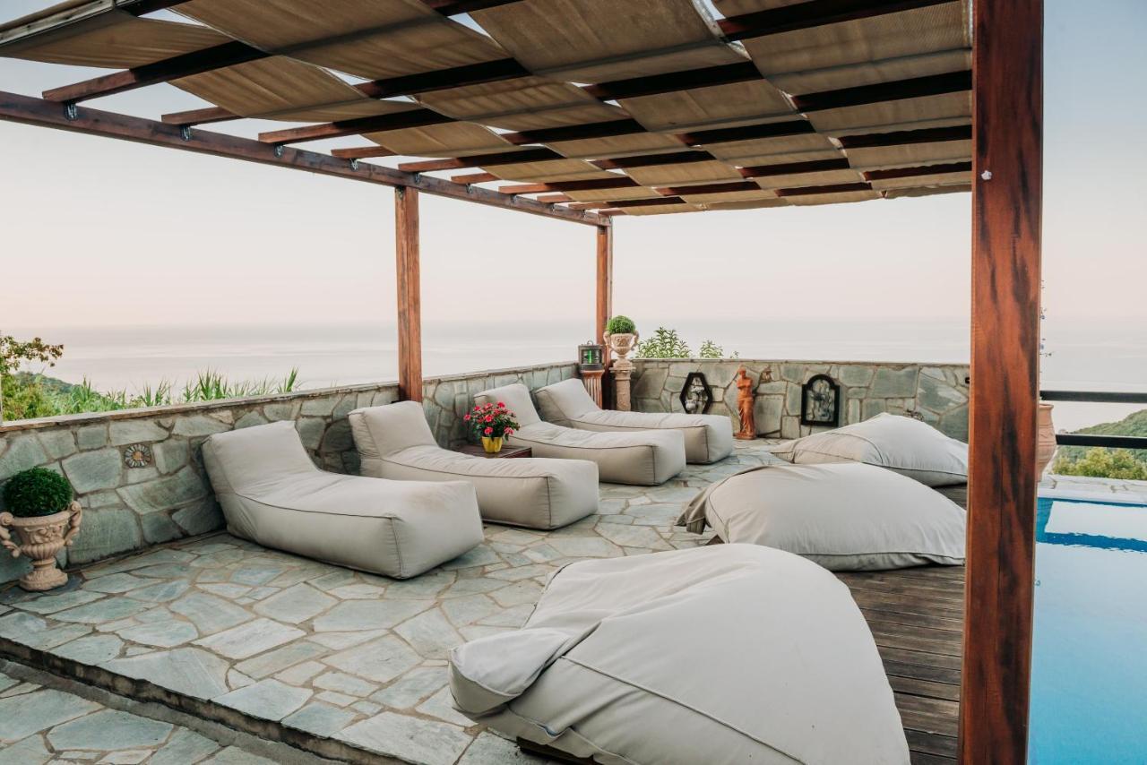 Elysian Luxury Villa Pelion Tsagarada Bagian luar foto