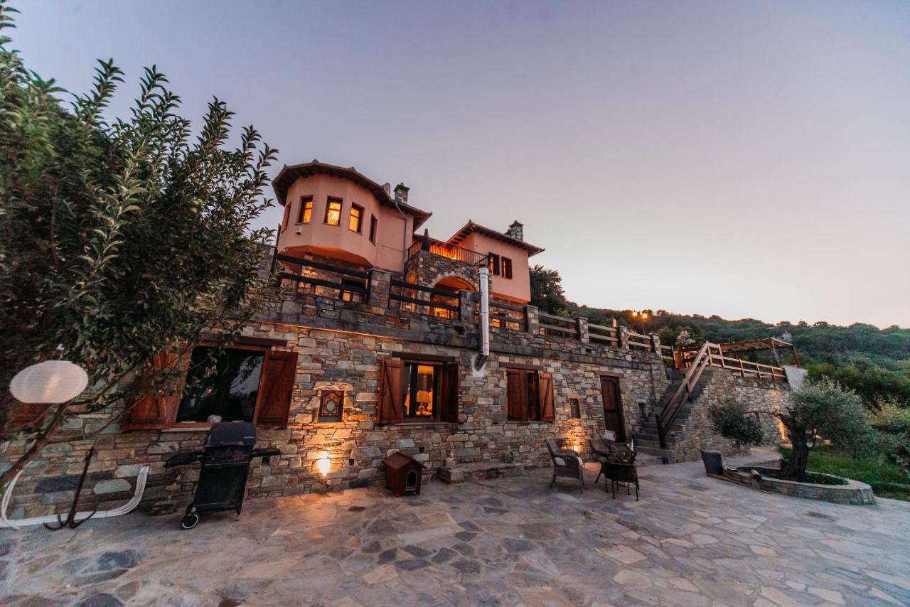 Elysian Luxury Villa Pelion Tsagarada Bagian luar foto