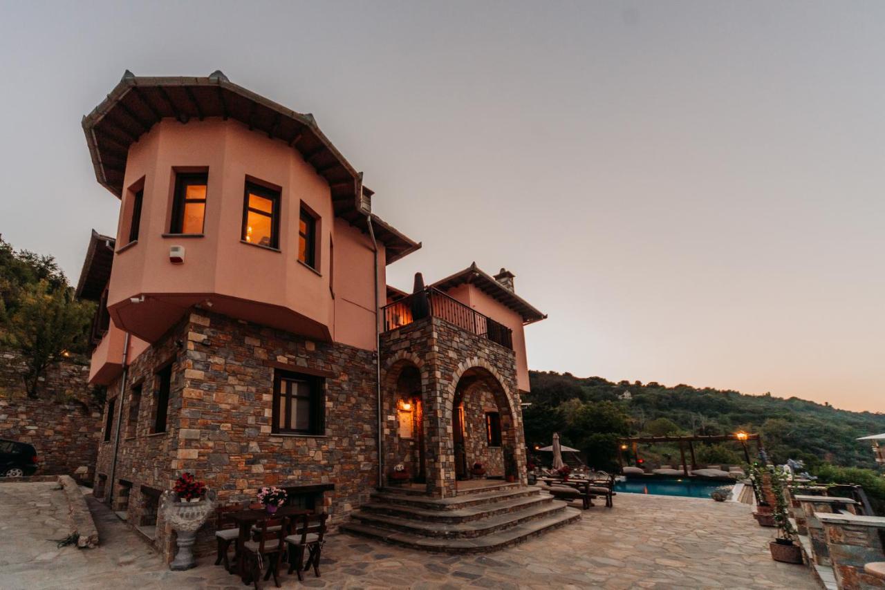 Elysian Luxury Villa Pelion Tsagarada Bagian luar foto