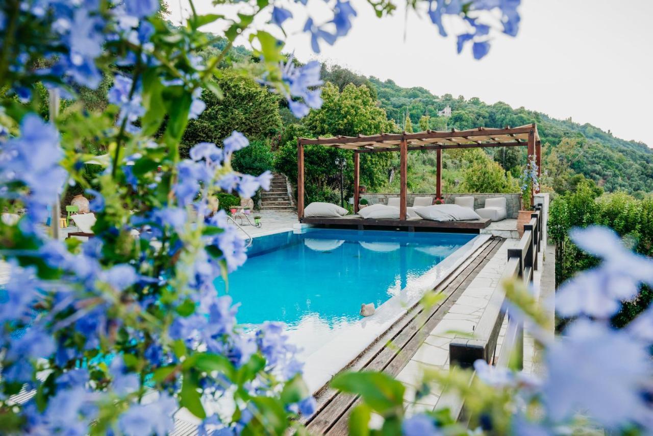 Elysian Luxury Villa Pelion Tsagarada Bagian luar foto