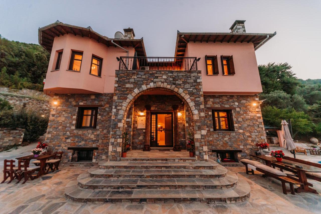 Elysian Luxury Villa Pelion Tsagarada Bagian luar foto